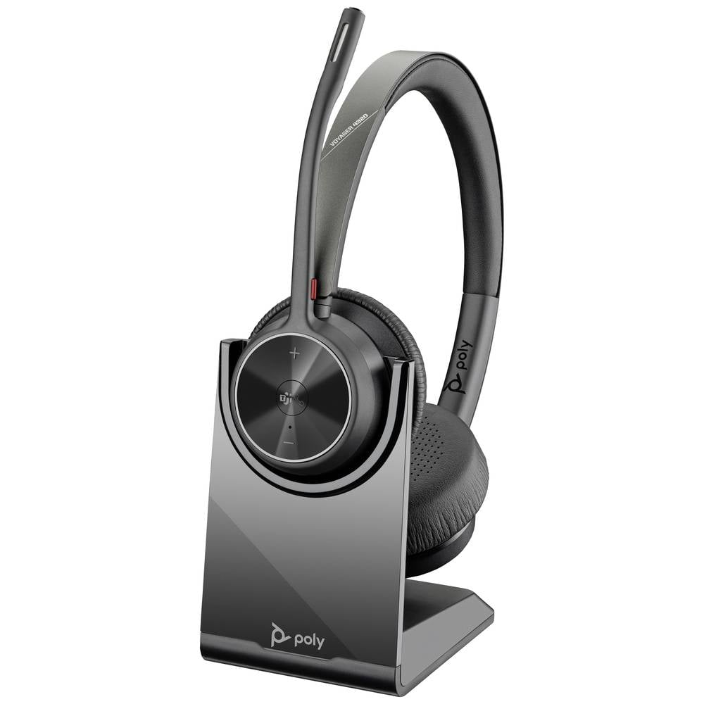 B-Ware Hp Poly Voyager 4320 M +Bt700 Dongle Computer On Ear Headset Kopfhörer