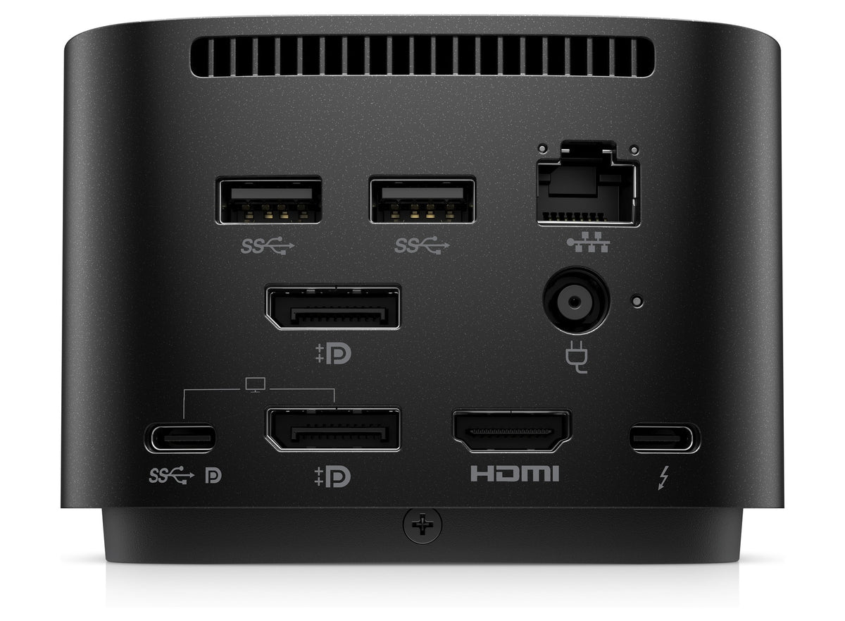 HP Thunderbolt Dock Dockingstation Anschlussstation 120W Notebook Schwarz - 0196068757403