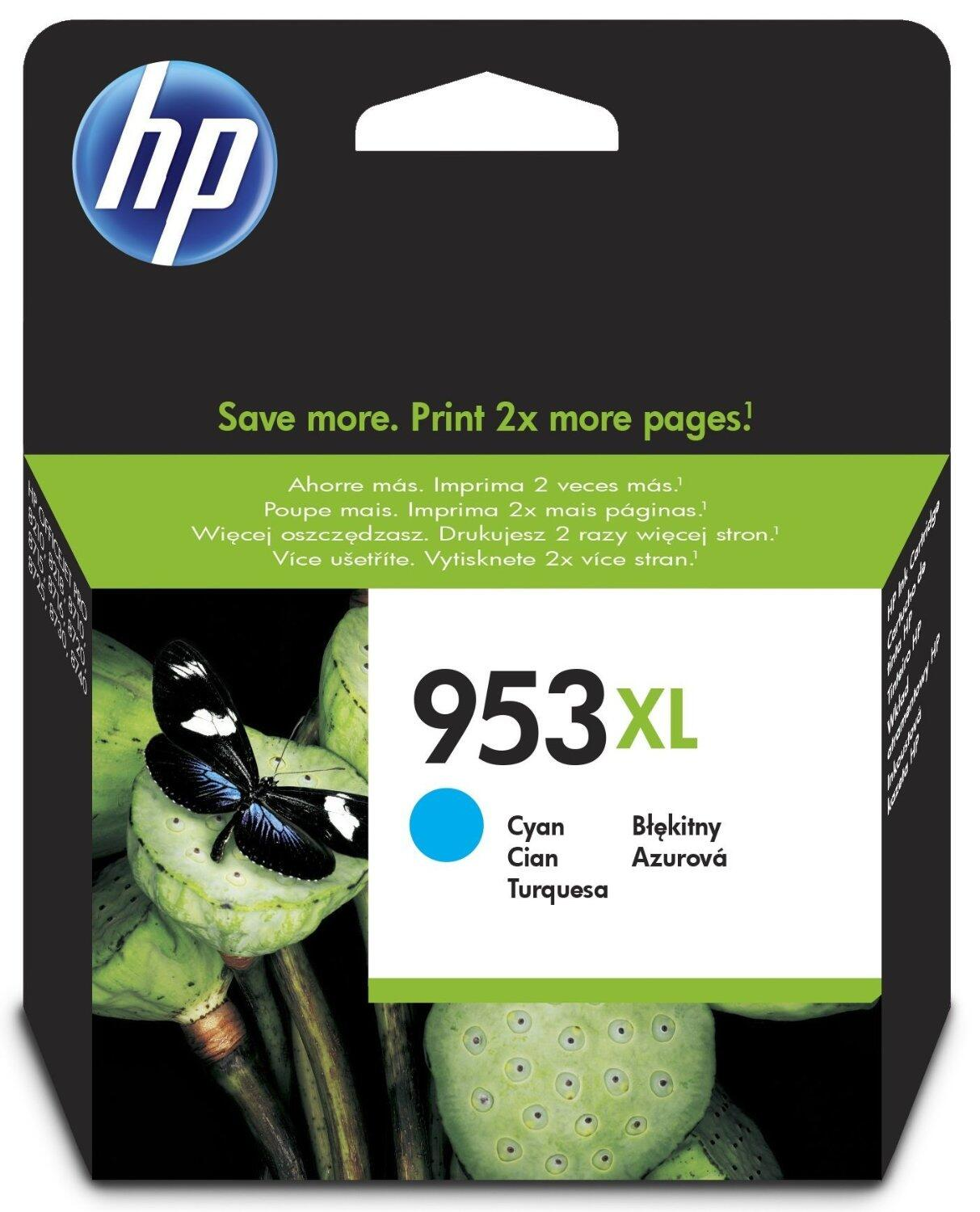 B-Ware Hp Original 953 Xl Druckerpatrone Cyan (F6 U16 Ae) Patrone Tinentenpatrone Drucker - 725184104091