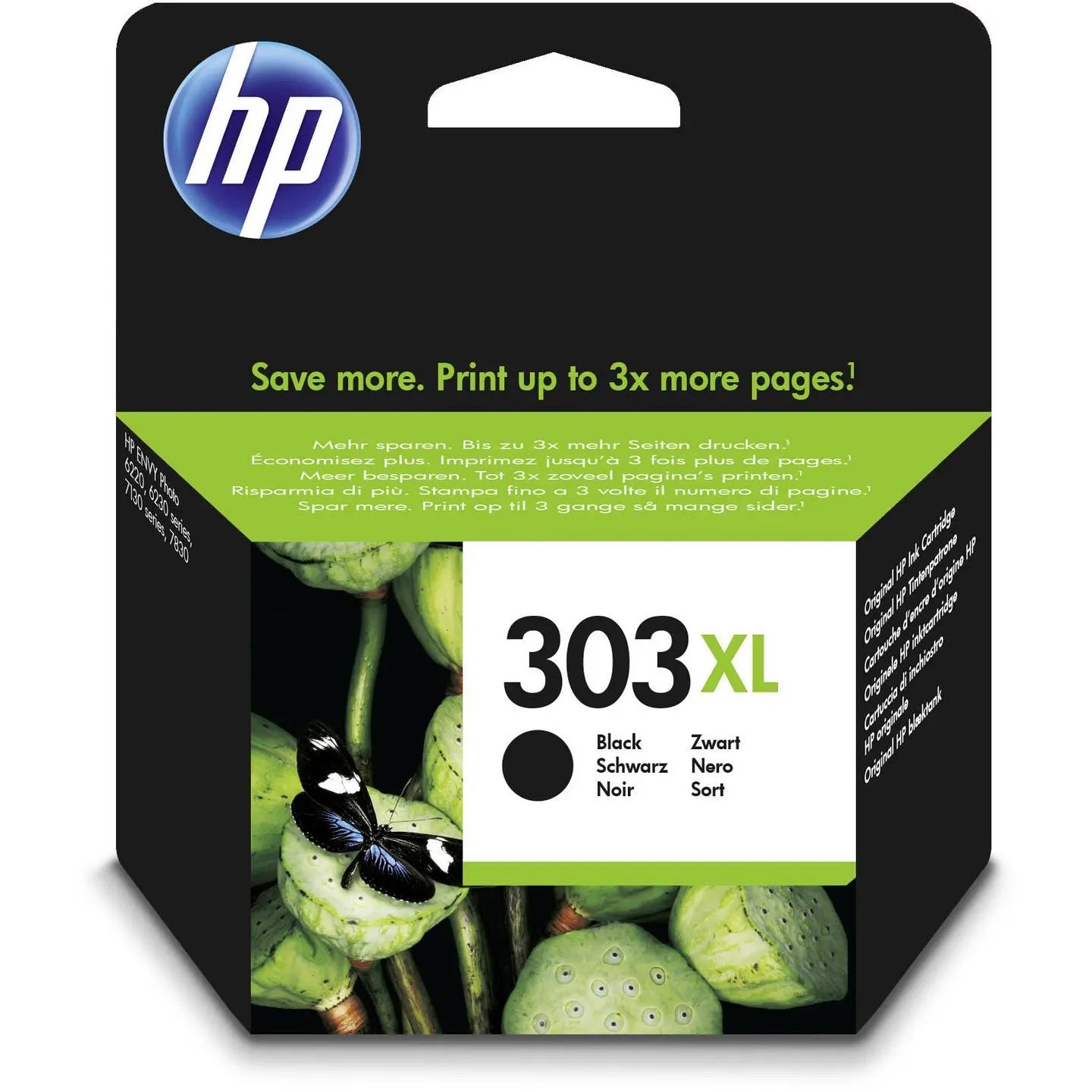 B-Ware Hp Druckerpatrone Tintenpatrone Schwarz Original Tinte Für Envy Photo 6220 303 Xl - 190780571101