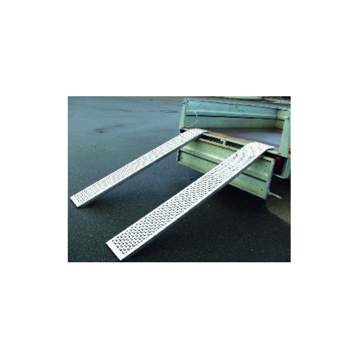 B-Ware Hp Verladeschiene Rampe Schiene Aluminium 400kg Ohne Rand 1500mm 195mm 215mm  - 4007928112743