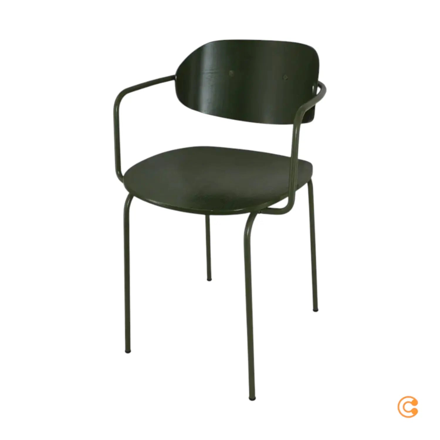 B-Ware Hübsch Interior Arch Stuhl Esszimmerstuhl Küchenstuhl Grün Siehe Text/Foto - 5712772137093