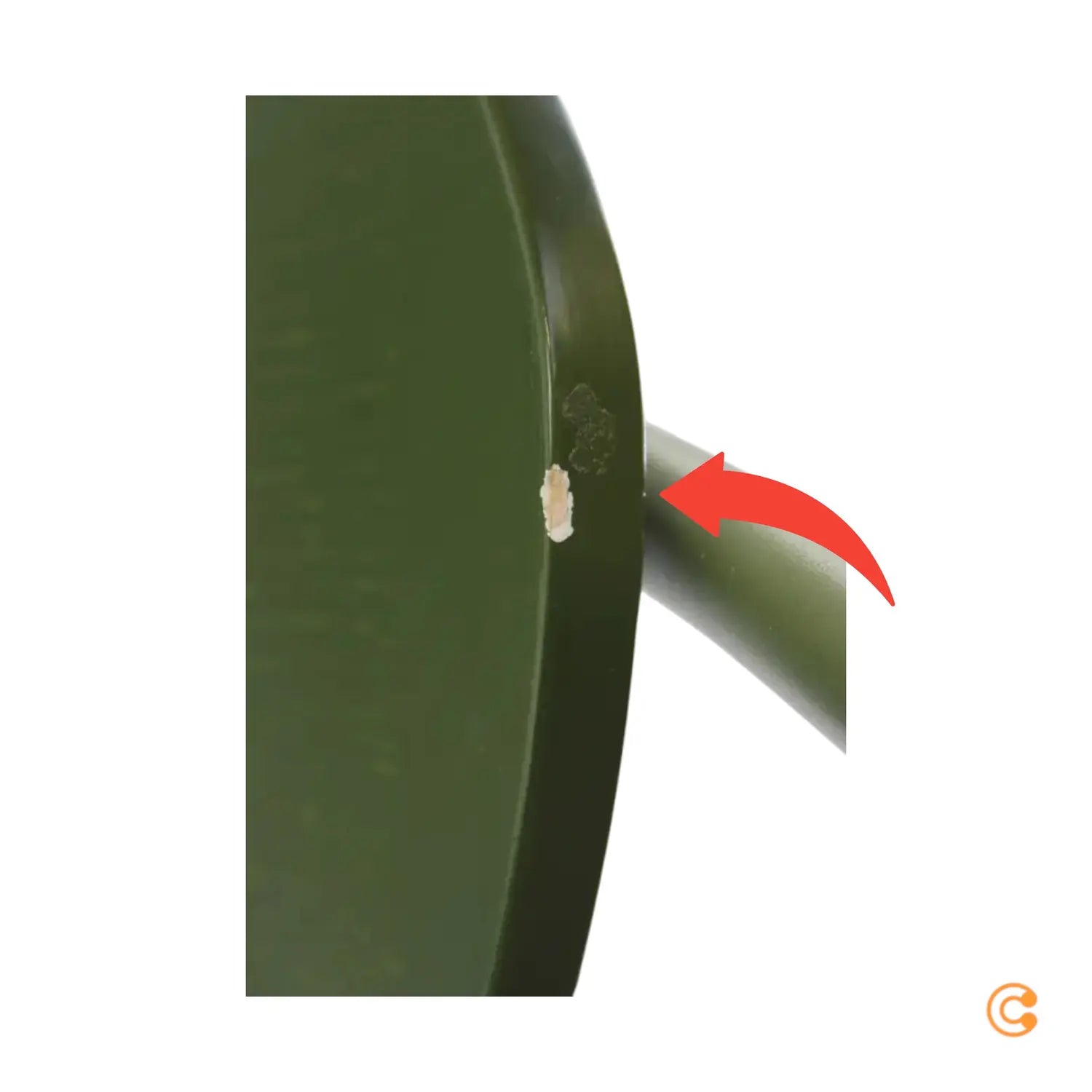 B-Ware Hübsch Interior Arch Stuhl Esszimmerstuhl Küchenstuhl Grün Siehe Text/Foto - 5712772137093