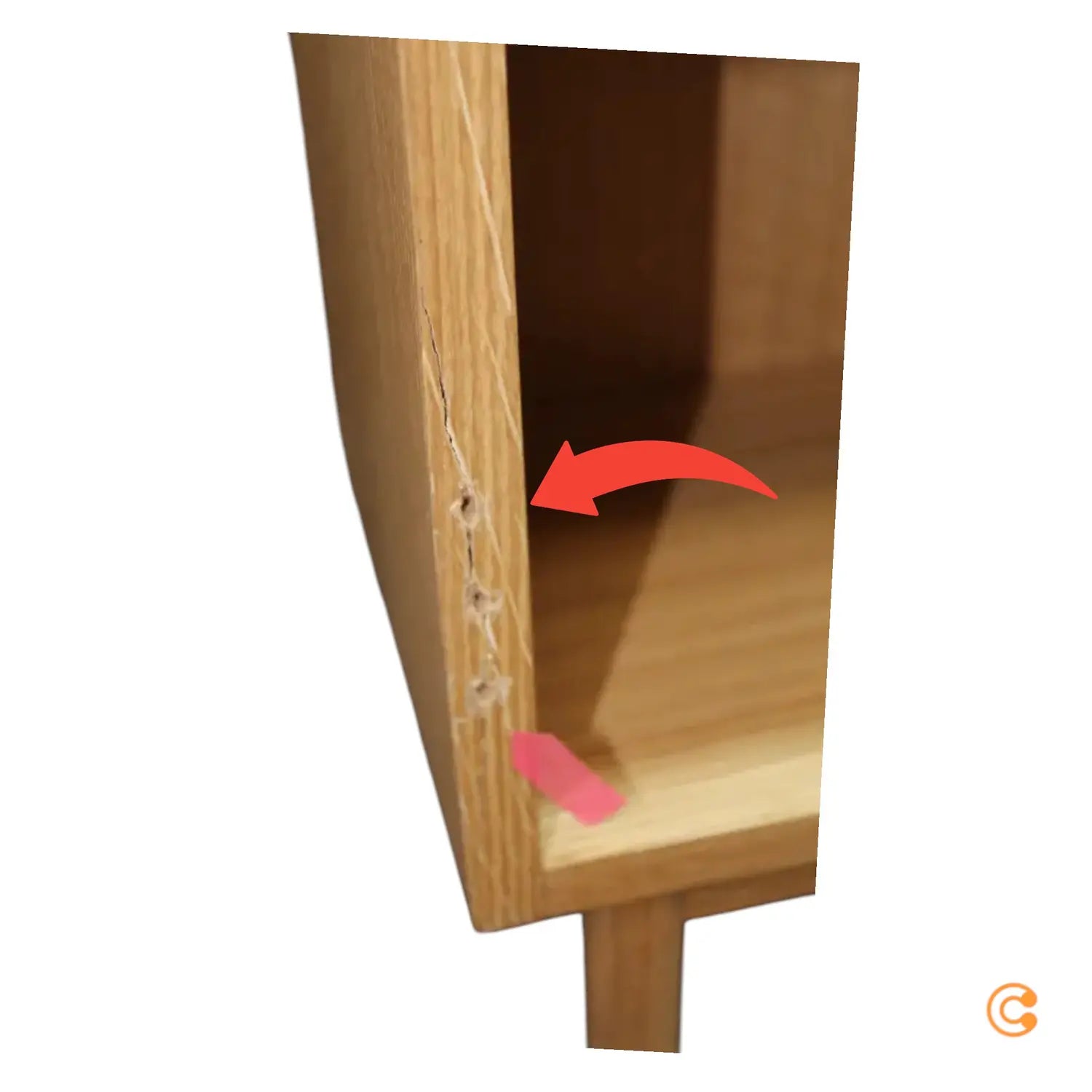 C-Ware Hübsch Interior Candour Kabinet Kommode Holzschrank Eiche Siehe Text/Foto - 5712772125335