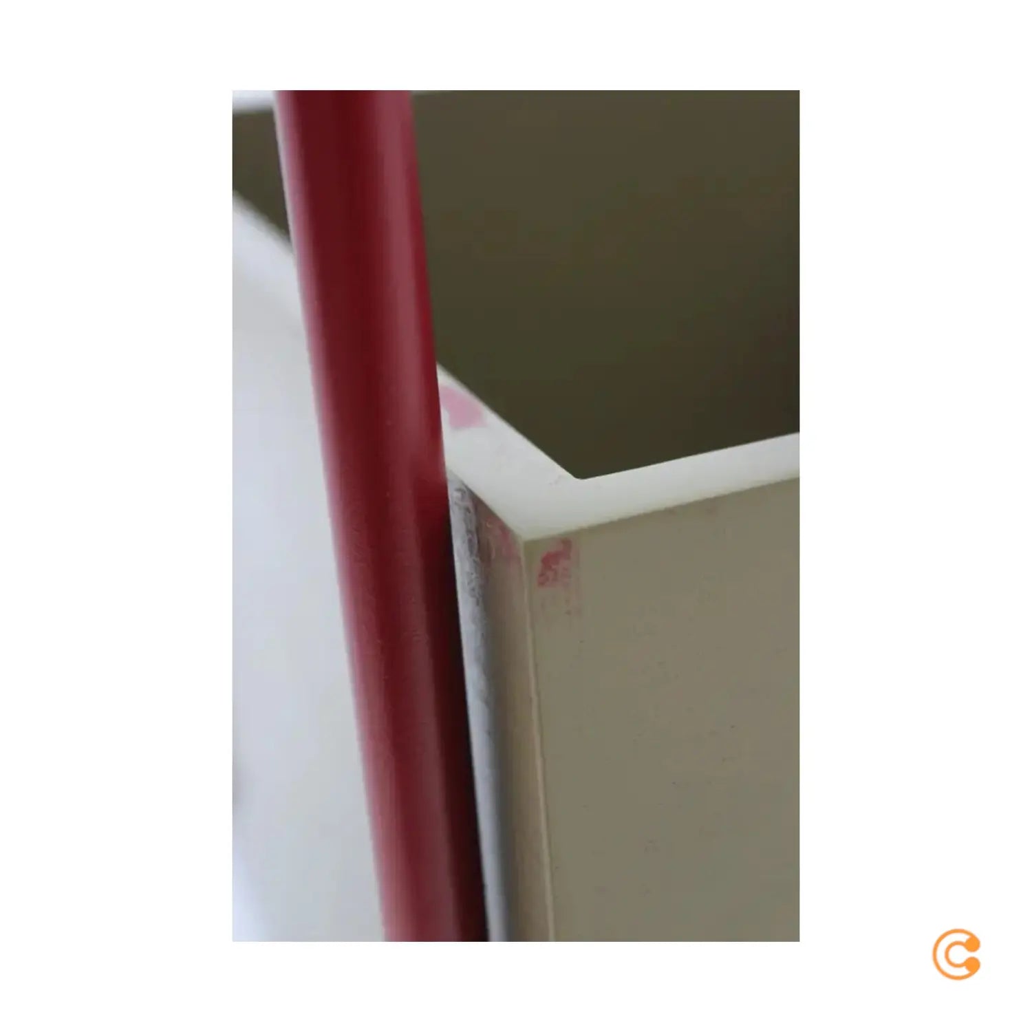 C-Ware Hübsch Interior Fresh Trolley Wagen H70cm Khaki Burgundy Esche Siehe Text/Foto - 5712772127162