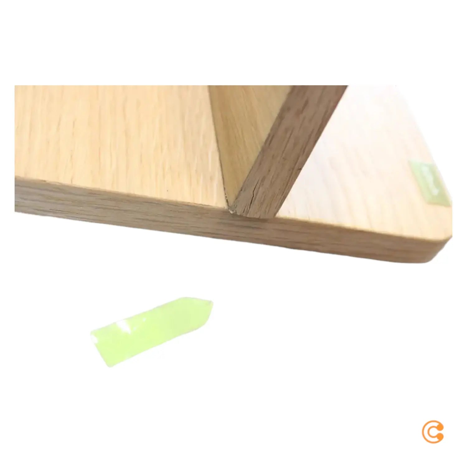 B-Ware Hübsch Interior Kleiderhaken Regal 7 Haken Wabdgarderobe Eiche Siehe Text/Foto - 5712772114438