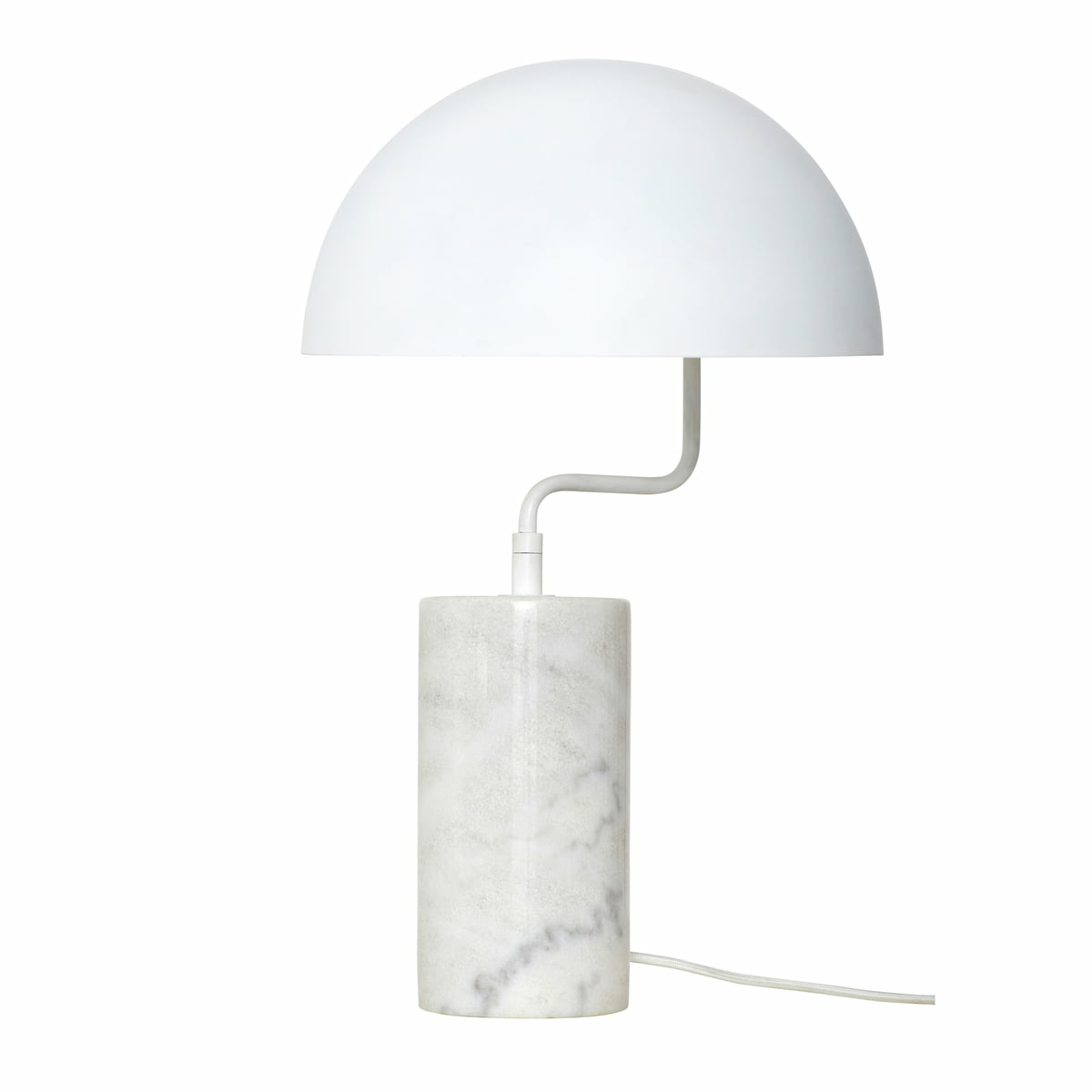 Hübsch Interior Marmor Tischleuchte Schreibtischlampe E27 Weiß Siehe Text/Foto B-Ware - 5712772067314