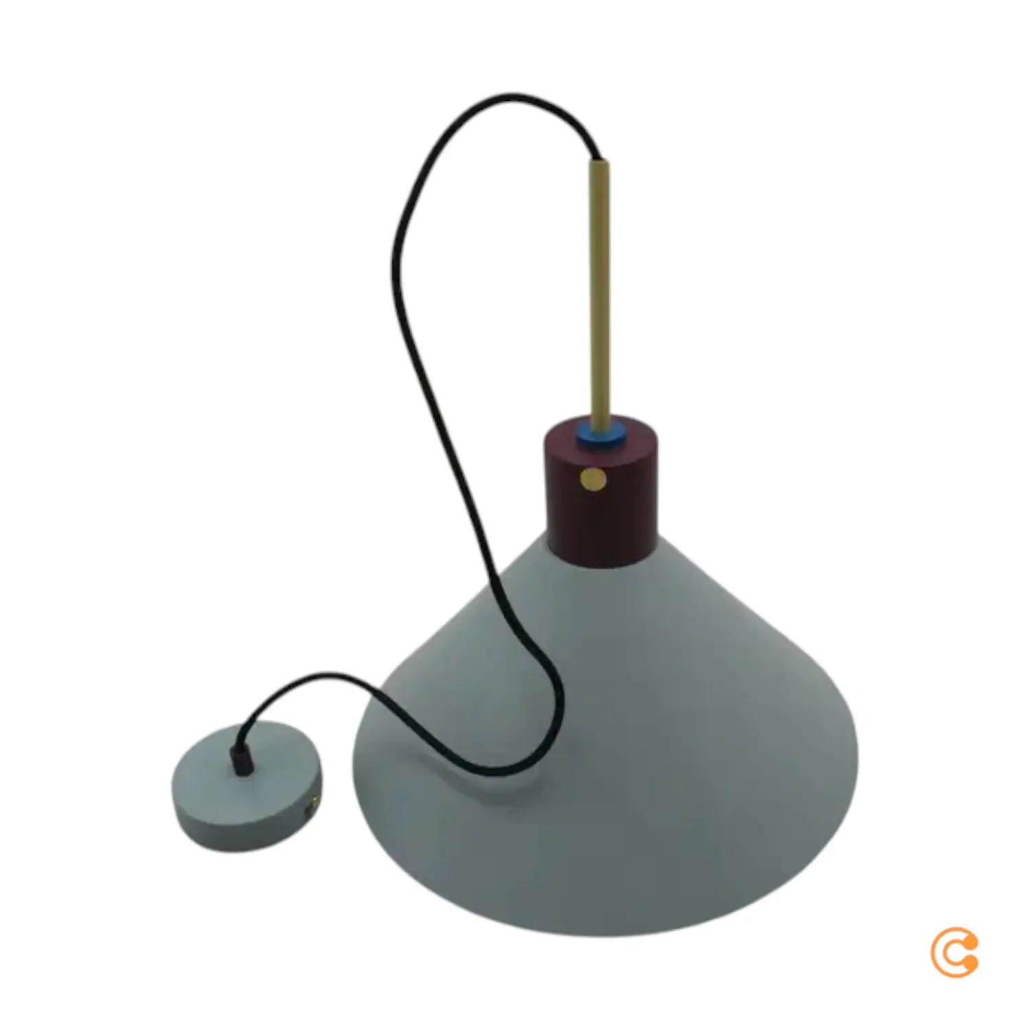 B-Ware Hübsch Interior Metall Pendelleuchte Deckenlampe Hängeleuchte Siehe Text/Foto - 5712772117491