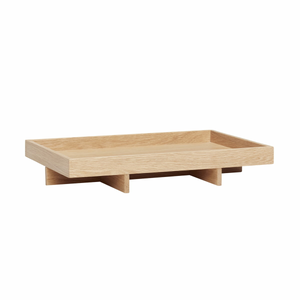 B-Ware Hübsch Interior Tablett Serviertablett Frühstückstablett Servier Tablett 46x34cm