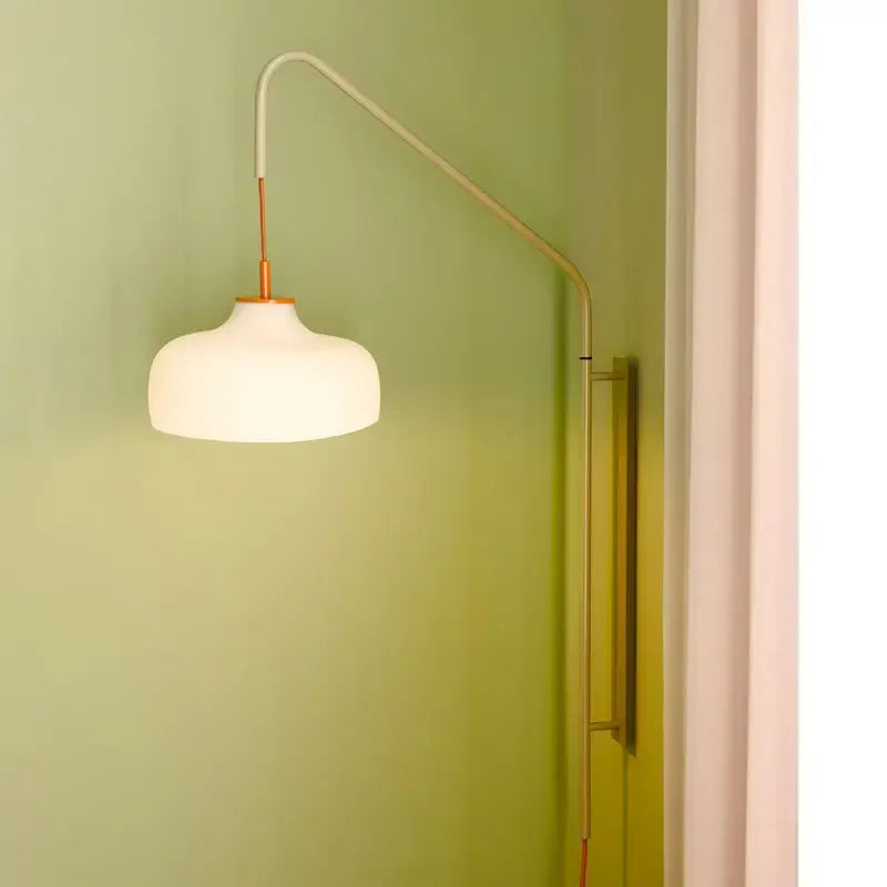 B-Ware Hübsch Wandleuchte Wandlampe Current Sand Glas Metall Schalter Wohnzimmer 71 Cm - 5712772144626