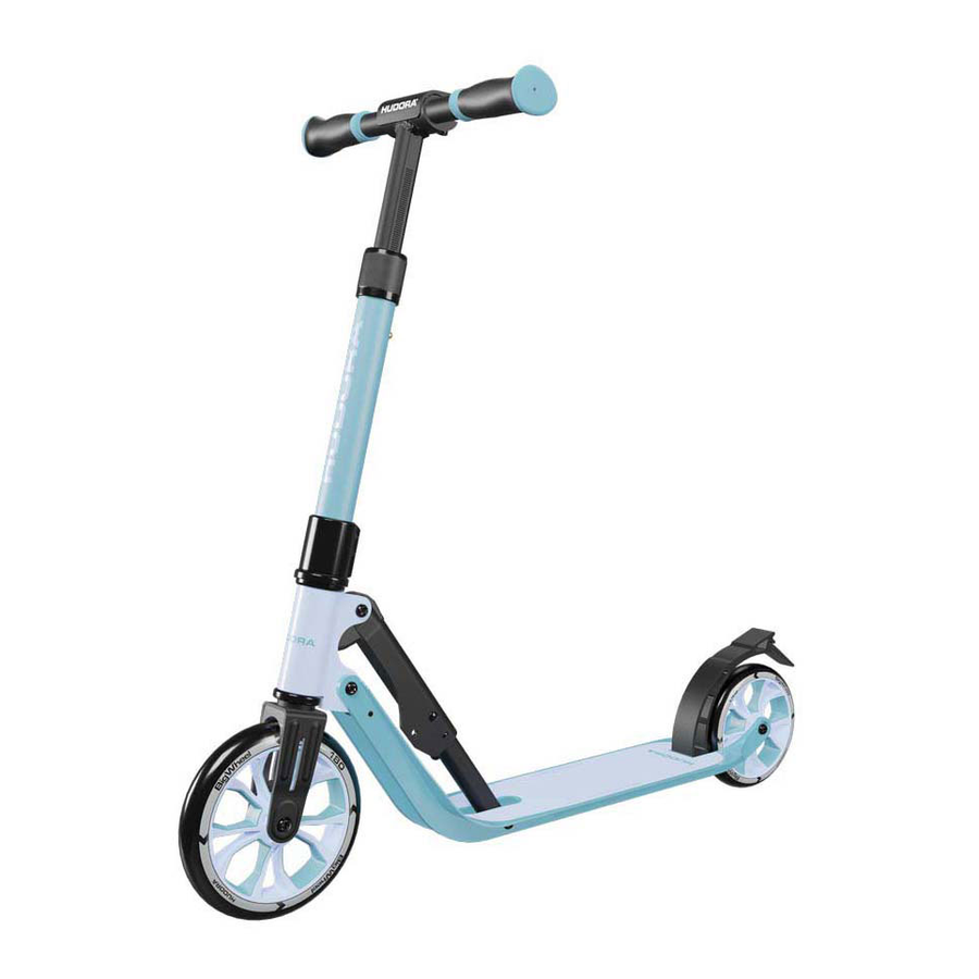 Hudora Big Wheel 180 Advanced Junior Sky Blue Kinderroller Tretroller Cityroller B-Ware - 4005998142219