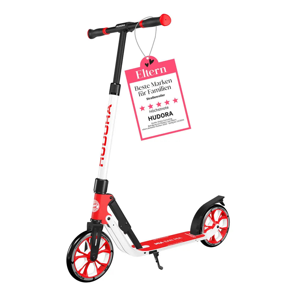 B-Ware Hudora Big Wheel Roller Scooter Fc Bayern München Rot Pu Höhenverstellbar - 4005998141618