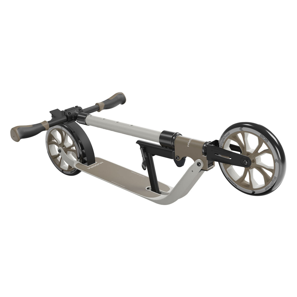 HUDORA BigWheel Roller Scooter Cityroller Kinder Erwachsene PU Rollen beige 205 - 4005998141625