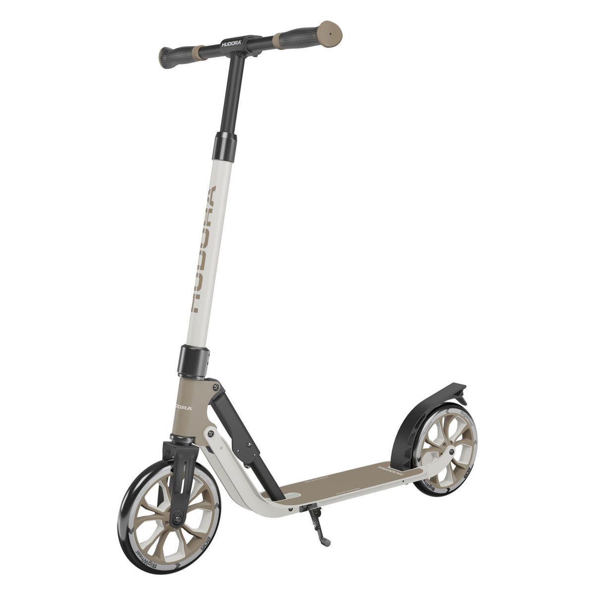 HUDORA BigWheel Roller Scooter Cityroller Kinder Erwachsene PU Rollen beige 205 - 4005998141625