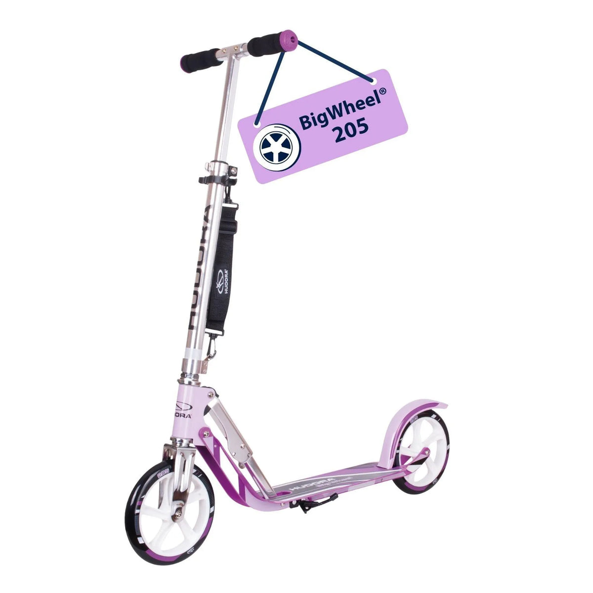 HUDORA 205 lila Kinderroller Kickroller Roller City-Roller Klapproller Scooter - 4005998128510