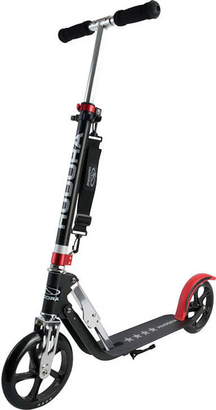 B-Ware Hudora Big Wheel 205 Stars Exklusiv Edition Scooter Roller Kickboard Schwarz - 4005998855843