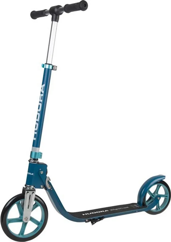 B-Ware Hudora Big Wheel 215 Scooter Blau Kickroller Roller Tretroller Siehe Text/Foto - 4005998858493