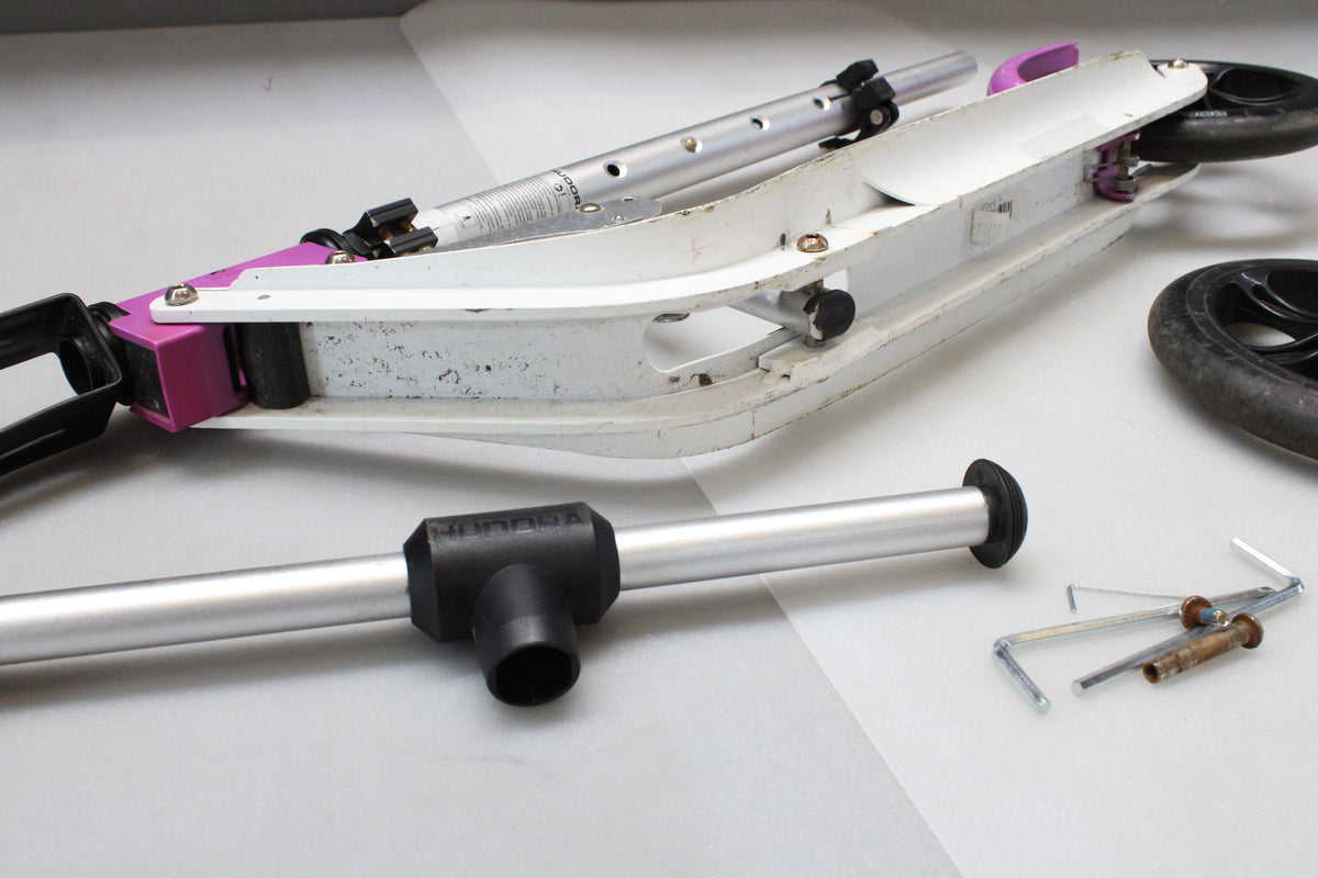 HUDORA Roller Scooter Tretroller BigWheel Pure Aluminium klapp SIEHE TEXT/FOTO - 4005998859483