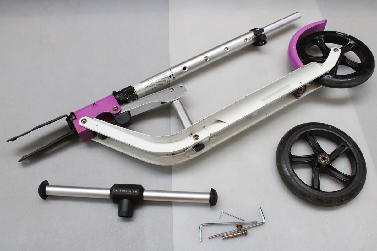 HUDORA Roller Scooter Tretroller BigWheel Pure Aluminium klapp SIEHE TEXT/FOTO - 4005998859483