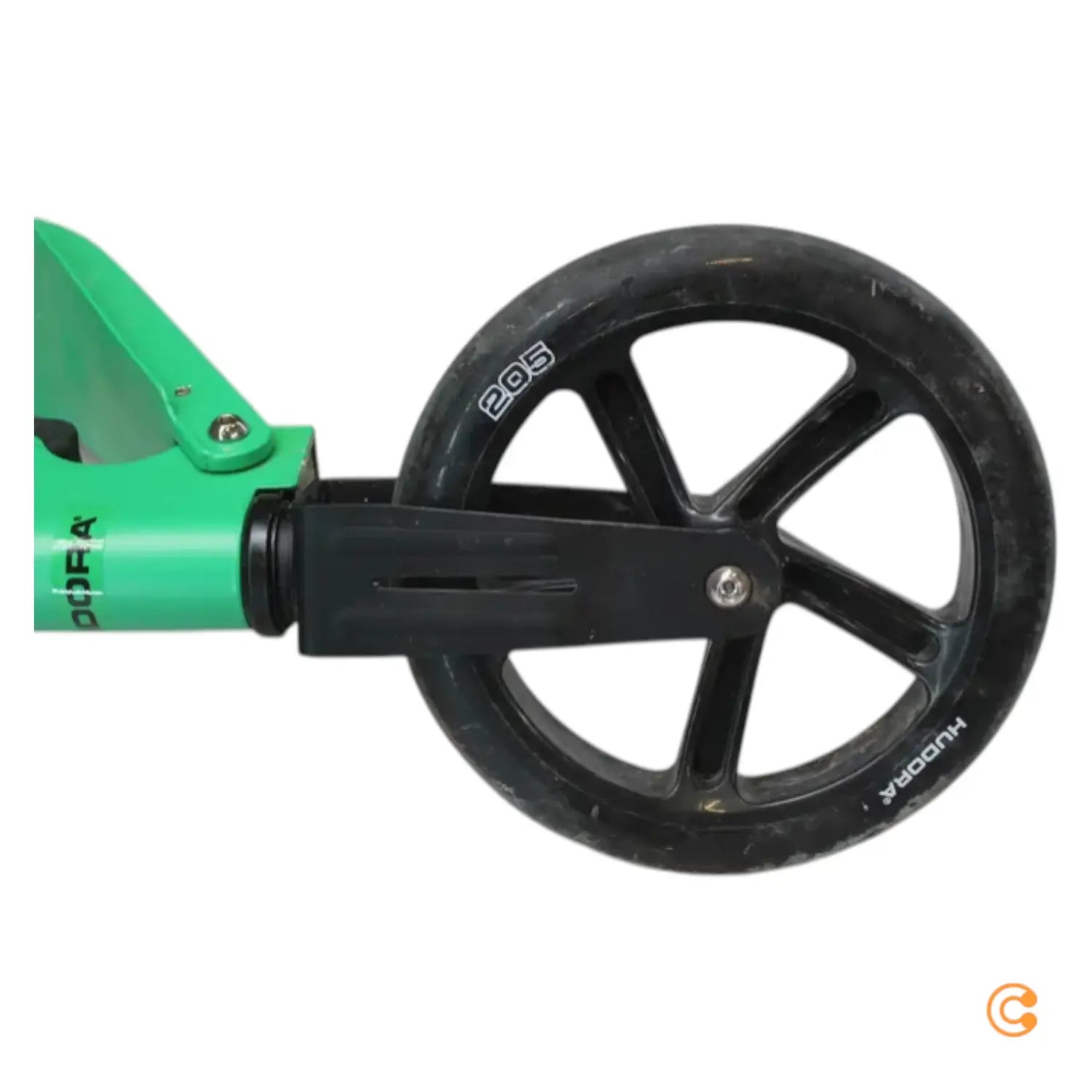 C-Ware Hudora City Scooter Roller Big Wheel Tretroller Grün Kickroller Siehe Text/Foto - 4005998859025