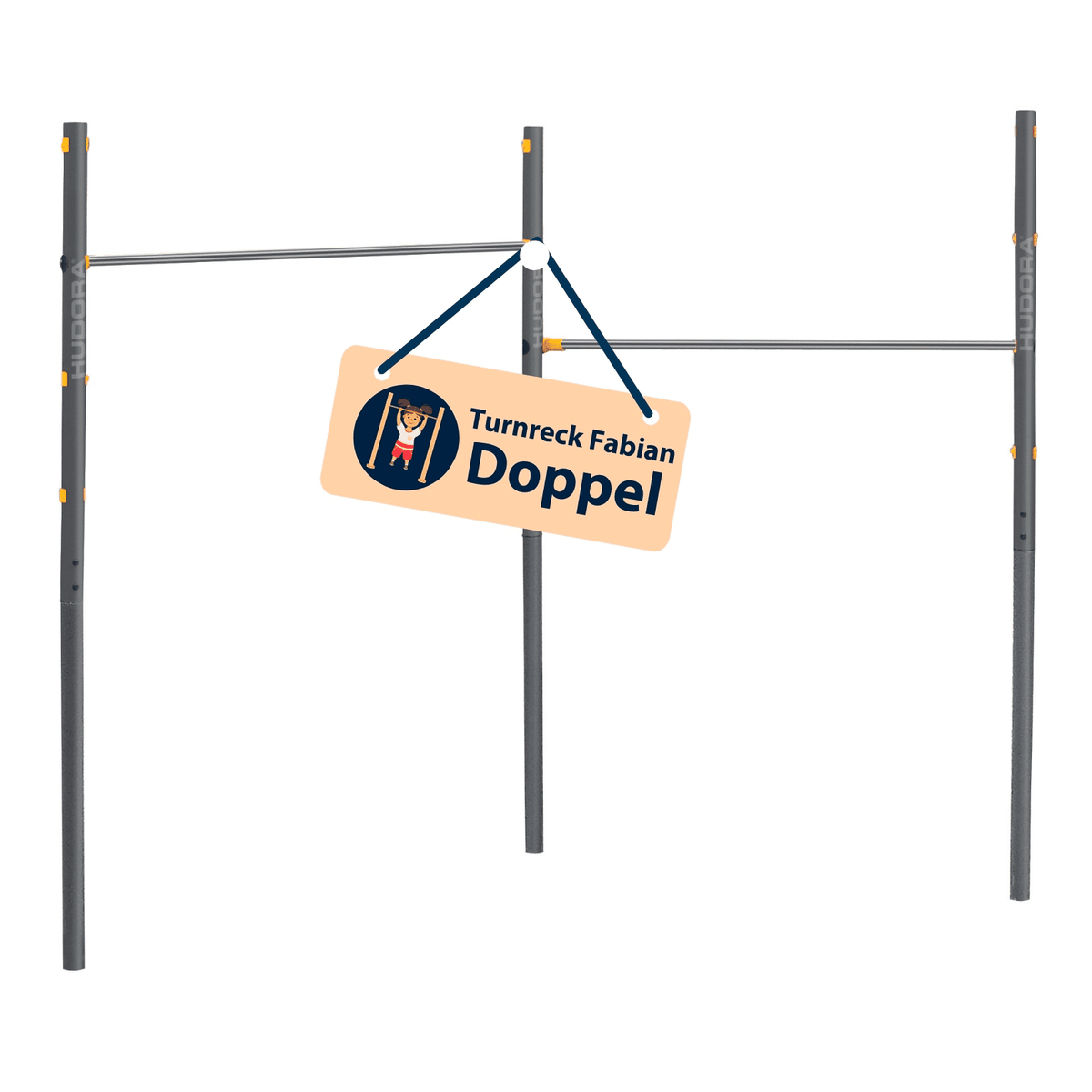 HUDORA Fabian Pro Doppel-Turnreck Reckstangen Turnstangen - 4005998858400