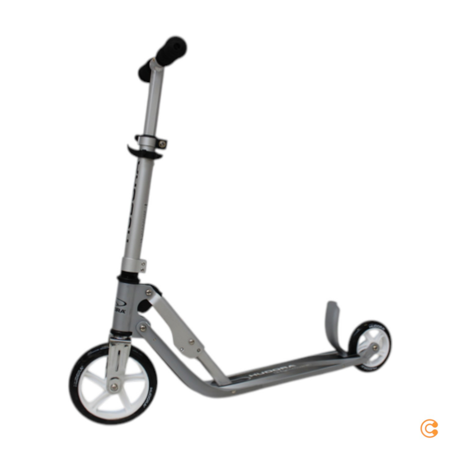 Hudora Scooter Roller Cityrolller Tretroller Silber Klappbar Defektware D-Ware - 4005998857144