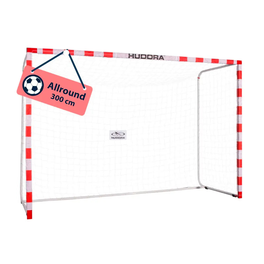 B-Ware Hudora Fußballtor Tor Allround Netz Rot Outdoor Kinder Erwachsene 300x200x110 Cm - 4005998833803