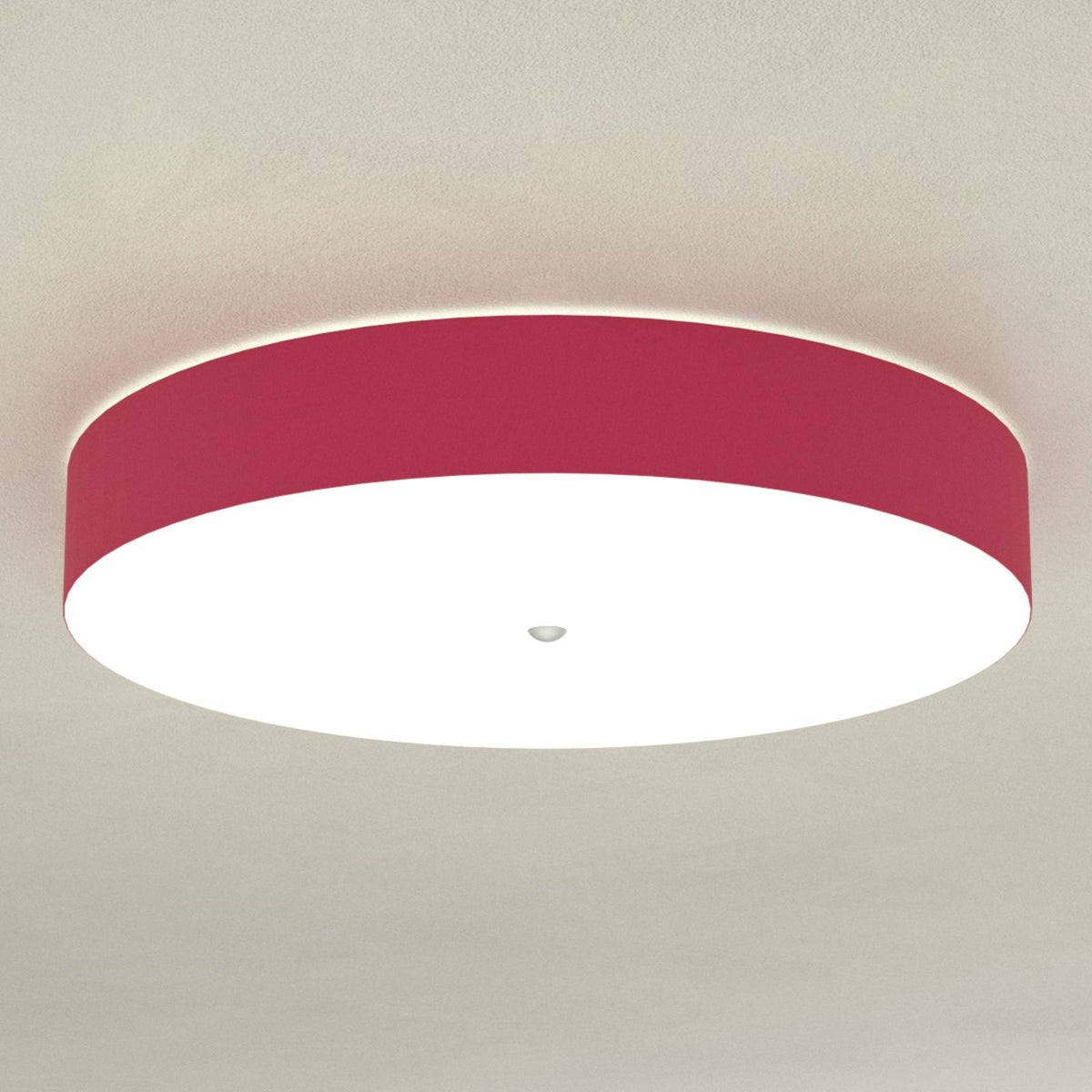 Hufnagel Deckenleuchte Lampe Alea Rubinrot Chintzschirm Acrylglas Wohnraum - 4011868911335