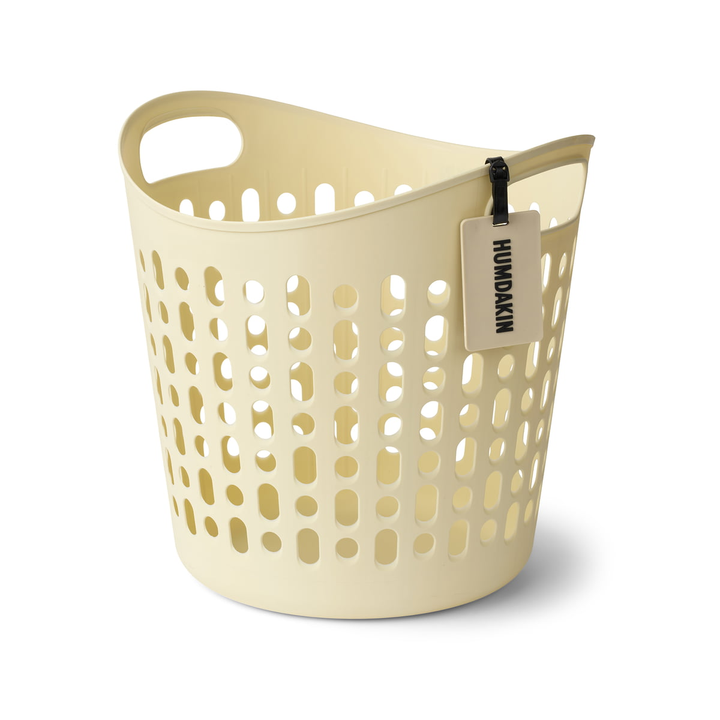 Humdakin Wäschekorb Korb Deko Wäschebehälter Kunststoff Beige 5 Stück B-Ware - 5713391011719