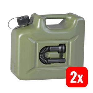 B-Ware Hünersdorff Kanister Kraftstoffbehälter Benzinkanister 10 L Hdpe Un 2 Stück