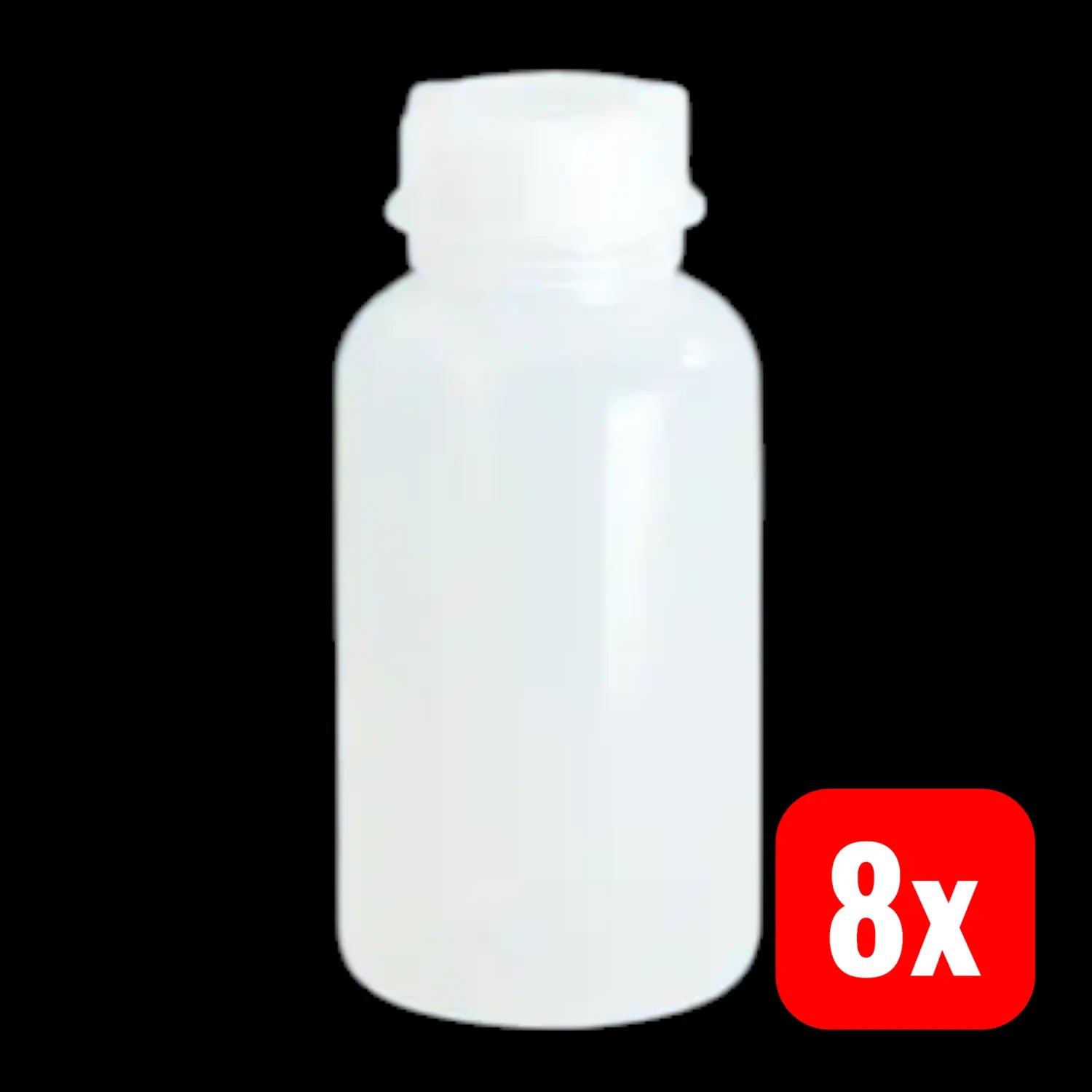 B-Ware Hünersdorff Flasche Weithalsflasche Chemikalienbeständig 1000 Ml 8 Stück - 4007228701579