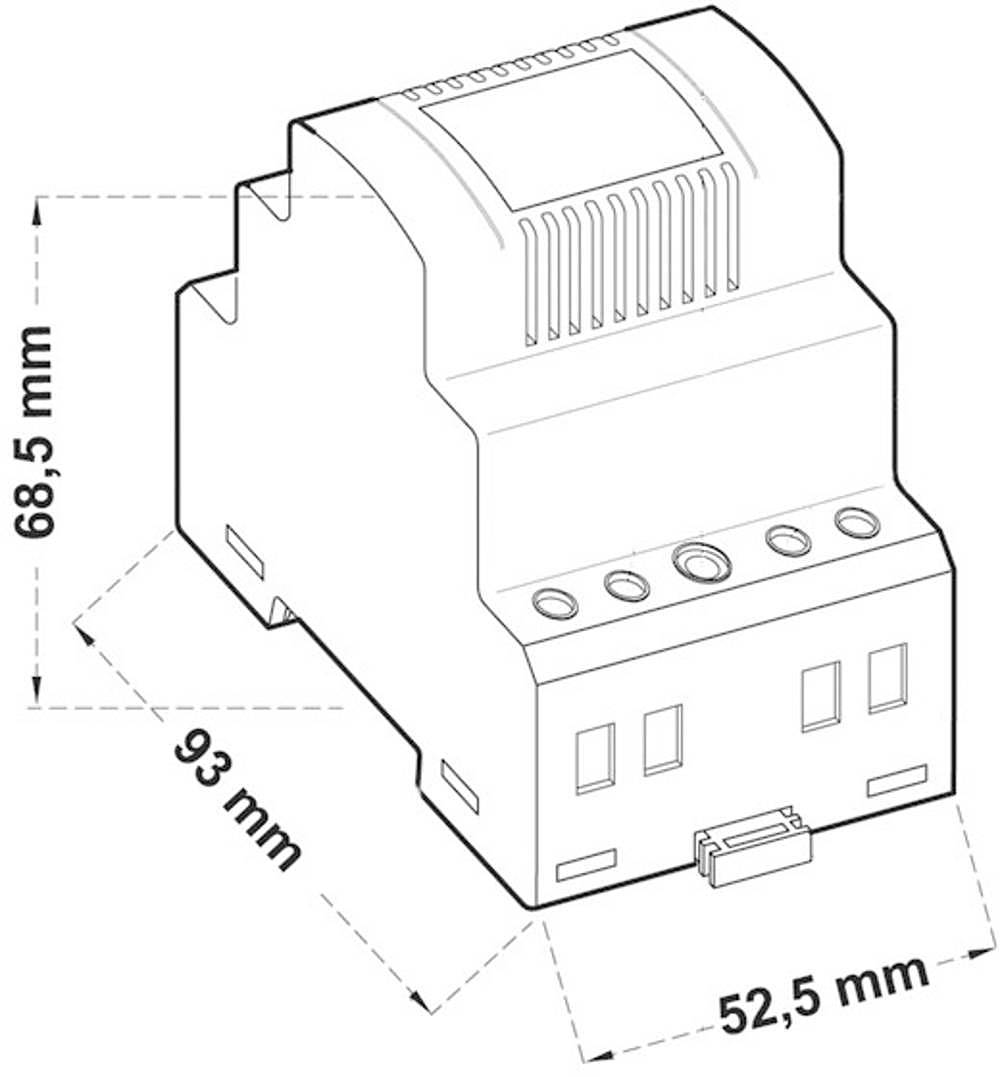 B-Ware Comatec Hutschienen Netzteil Netzteil Hutschiene 20 V/Ac 0.8 A 20 W Inhalt 1 St. - 4016138351859