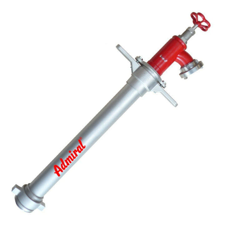 KLOTZ Technics Hydrantenstandrohr Standrohr DN80 Aluminium 1xC Abgang Ventil - 4006918290041