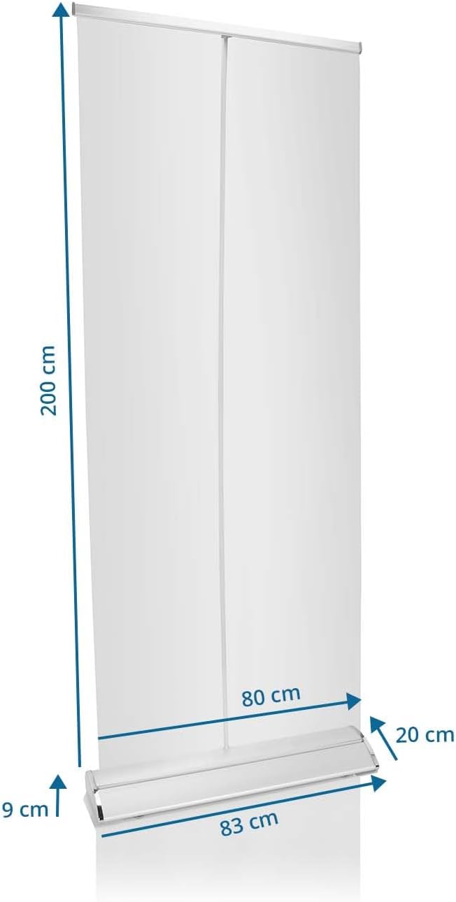 hjh OFFICE Hygieneschutz Trennwand CLEANUP STAND 80x200 Spuckschutz190 - 830109