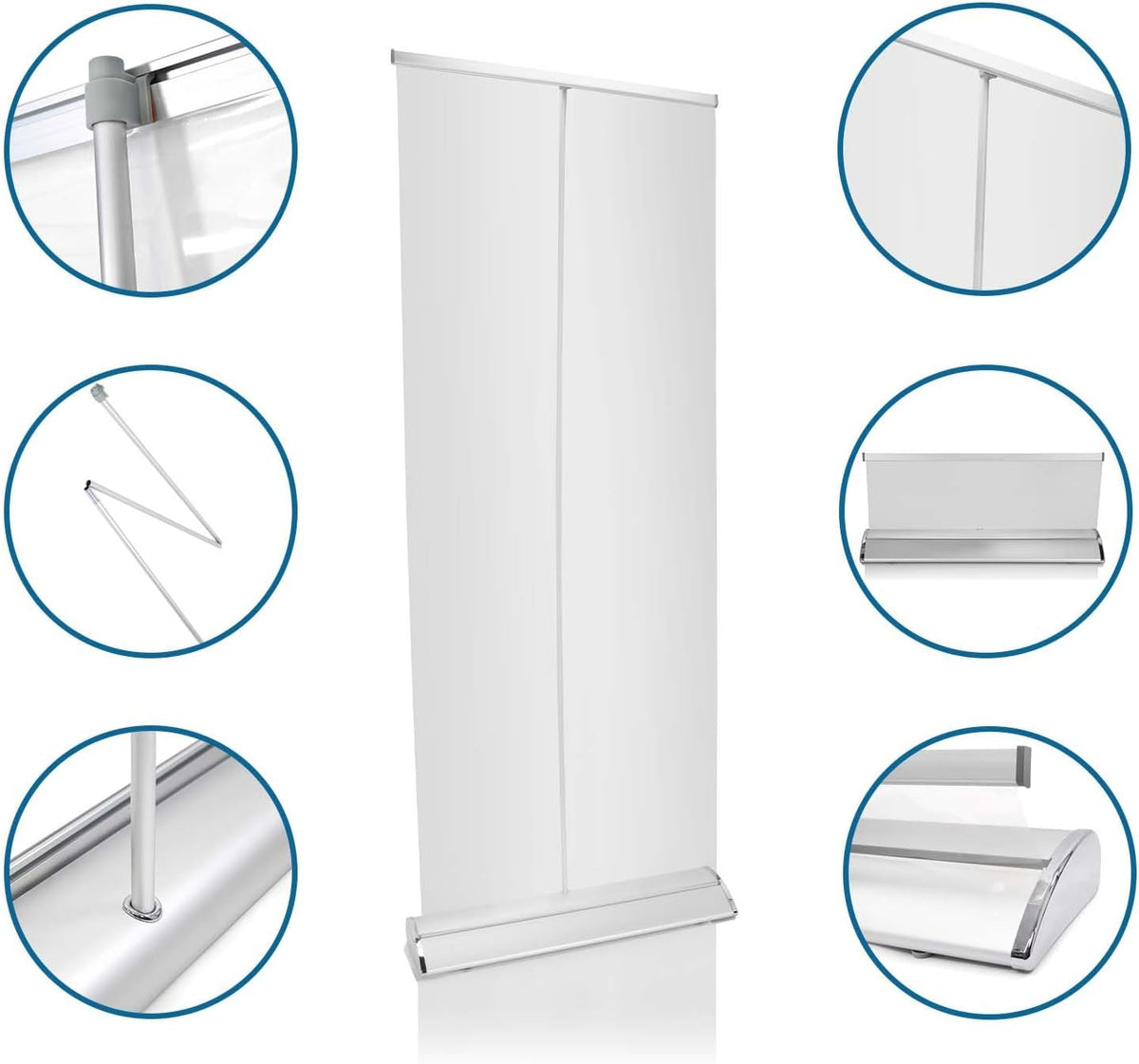 hjh OFFICE Hygieneschutz Trennwand CLEANUP STAND 80x200 Spuckschutz190 - 830109
