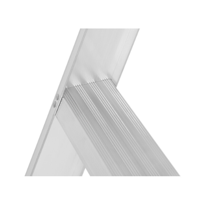 B-Ware Hymer Stufenstehleiter Klappleiter Leiter Beidseitig Begehbar 2x3 Stufen - 4019502339637