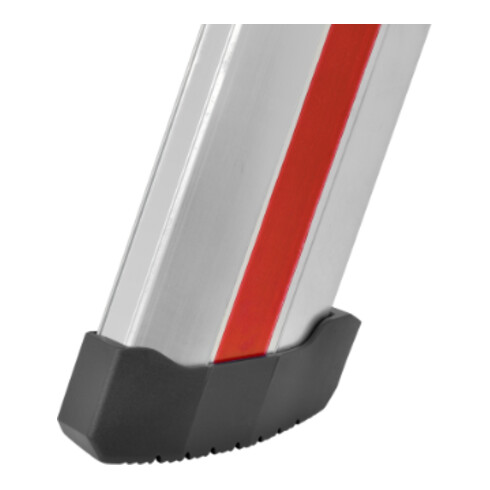 B-Ware Hymer Stufenstehleiter Trittleiter Beidseitig Begehbar 2x5 Stufen Aluminium - 4019502339651