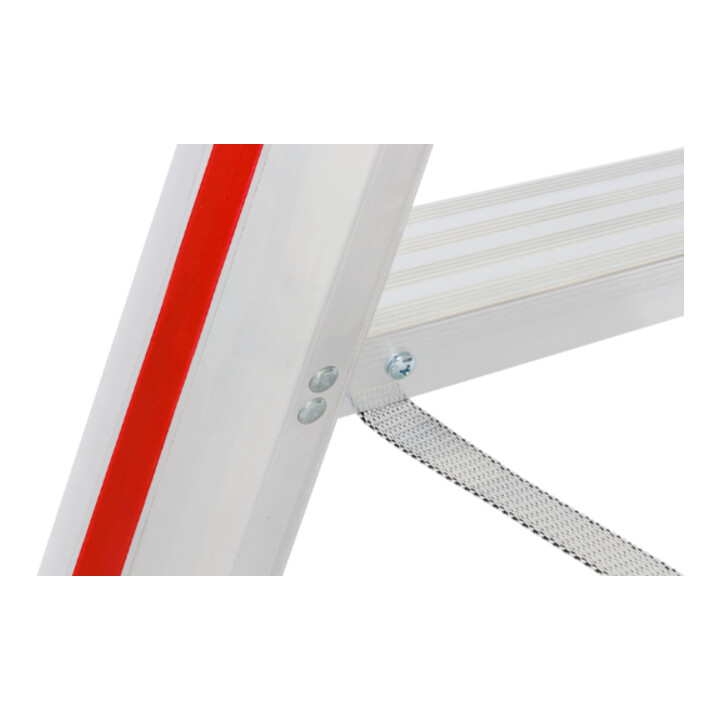 B-Ware Hymer Stufenstehleiter Trittleiter Leiter Beidseitig Begehbar 2x8 Stufen Silber - 4019502339682