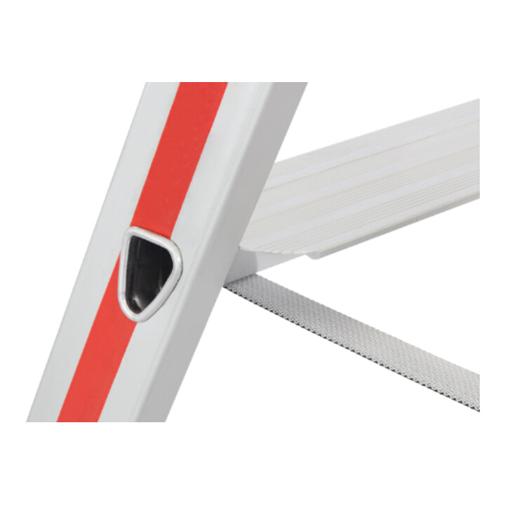 B-Ware Hymer Stufenstehleiter Trittleiter Stehleiter 2x6 Stufen Beidseitig Begehbar - 4019502362376