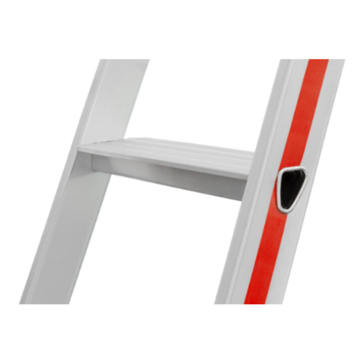 B-Ware Hymer Stufenstehleiter Trittleiter Stehleiter 2x6 Stufen Beidseitig Begehbar - 4019502362376