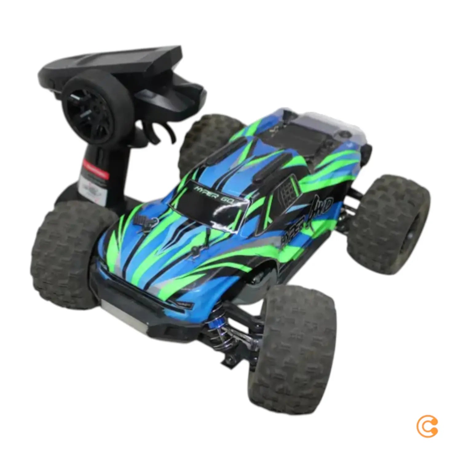 C-Ware Amewi Hyper Go Rc Truggy Auto Modellauto 1:16 4 Wd Blau Modell Siehe Text/Foto - 4260768517240