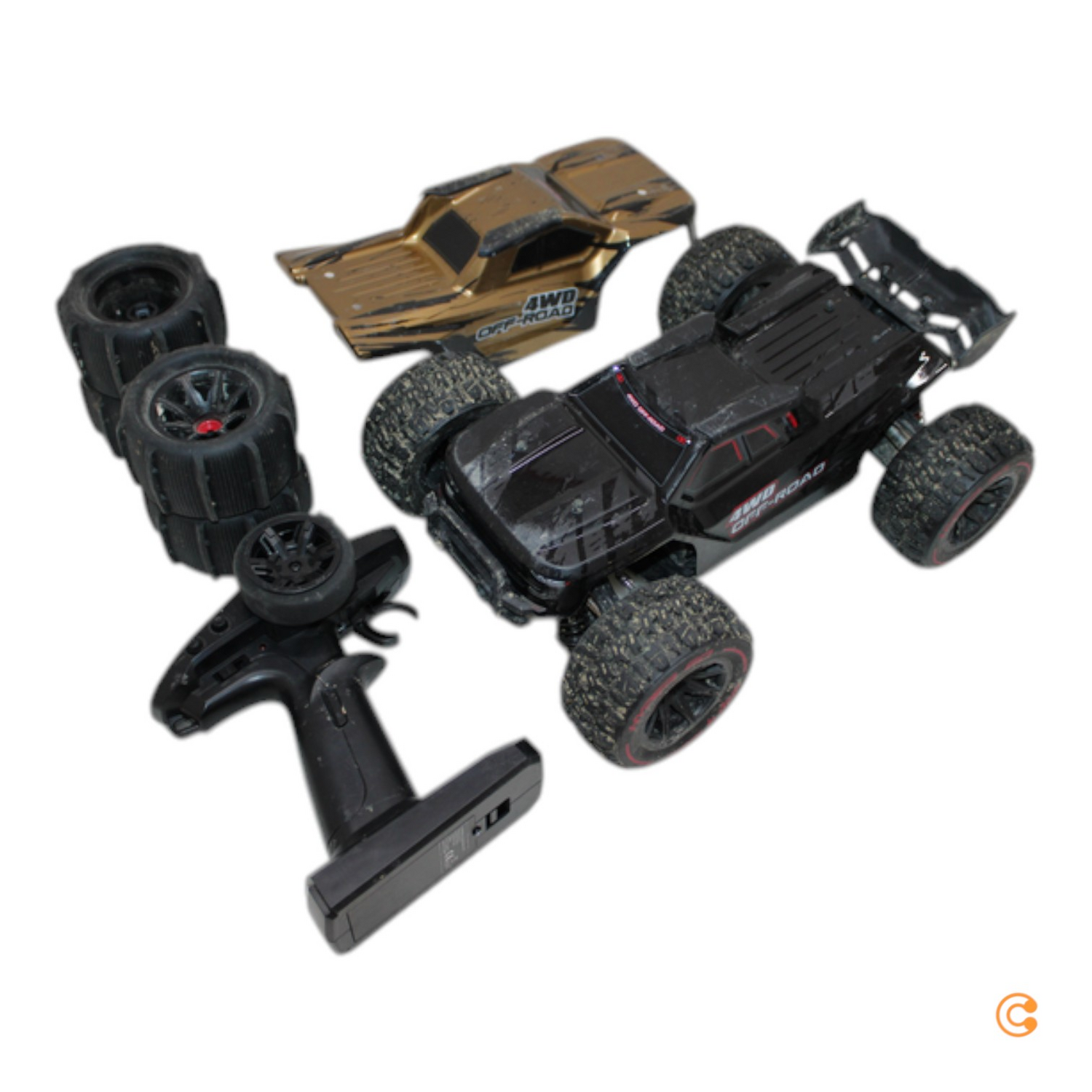 Mjx Hyper Go Schwarz Gold Brushless 1:14 Rc Modellauto Elektro Truggy Defektware D-Ware - 4064161341750