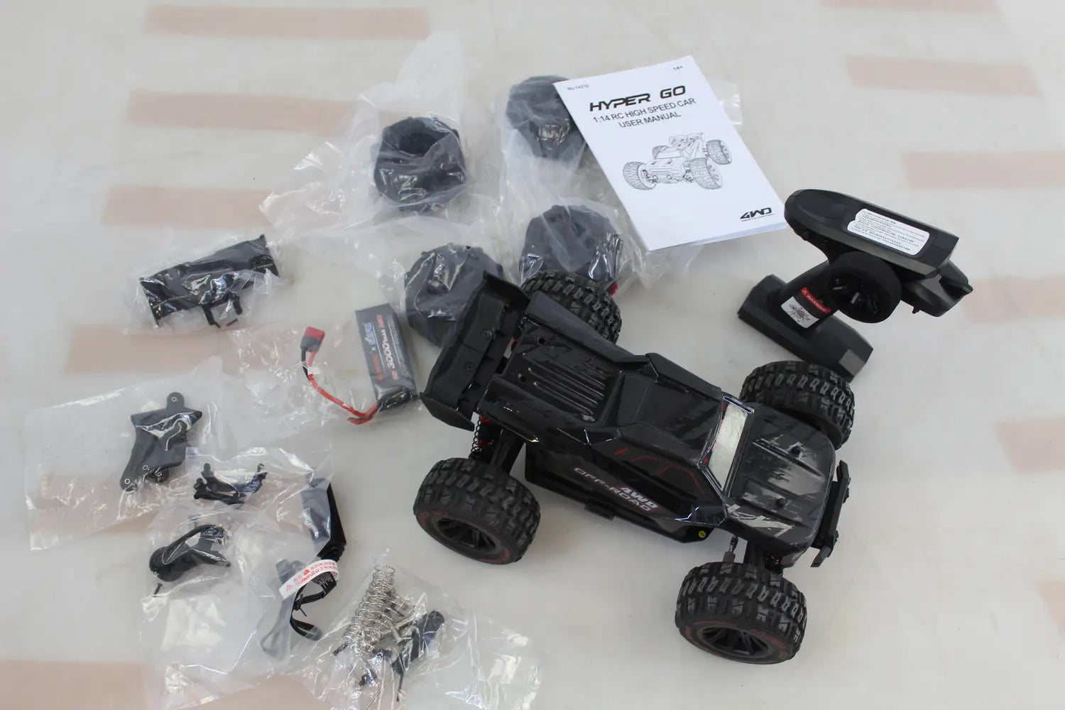 C-Ware Mjx Hyper Go Brushless 1:14 Rc Modellauto Elektro Truggy Modell Siehe Text/Foto - 4064161341750