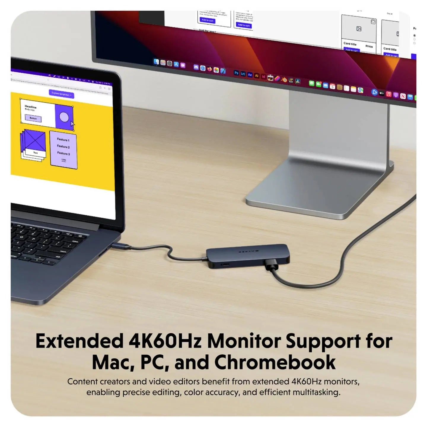 B-Ware Hyper Dockingstation Hub Usb C Universal Mitternachtsblau Notebook Hdmi Sd Rj45 - 6941921149062