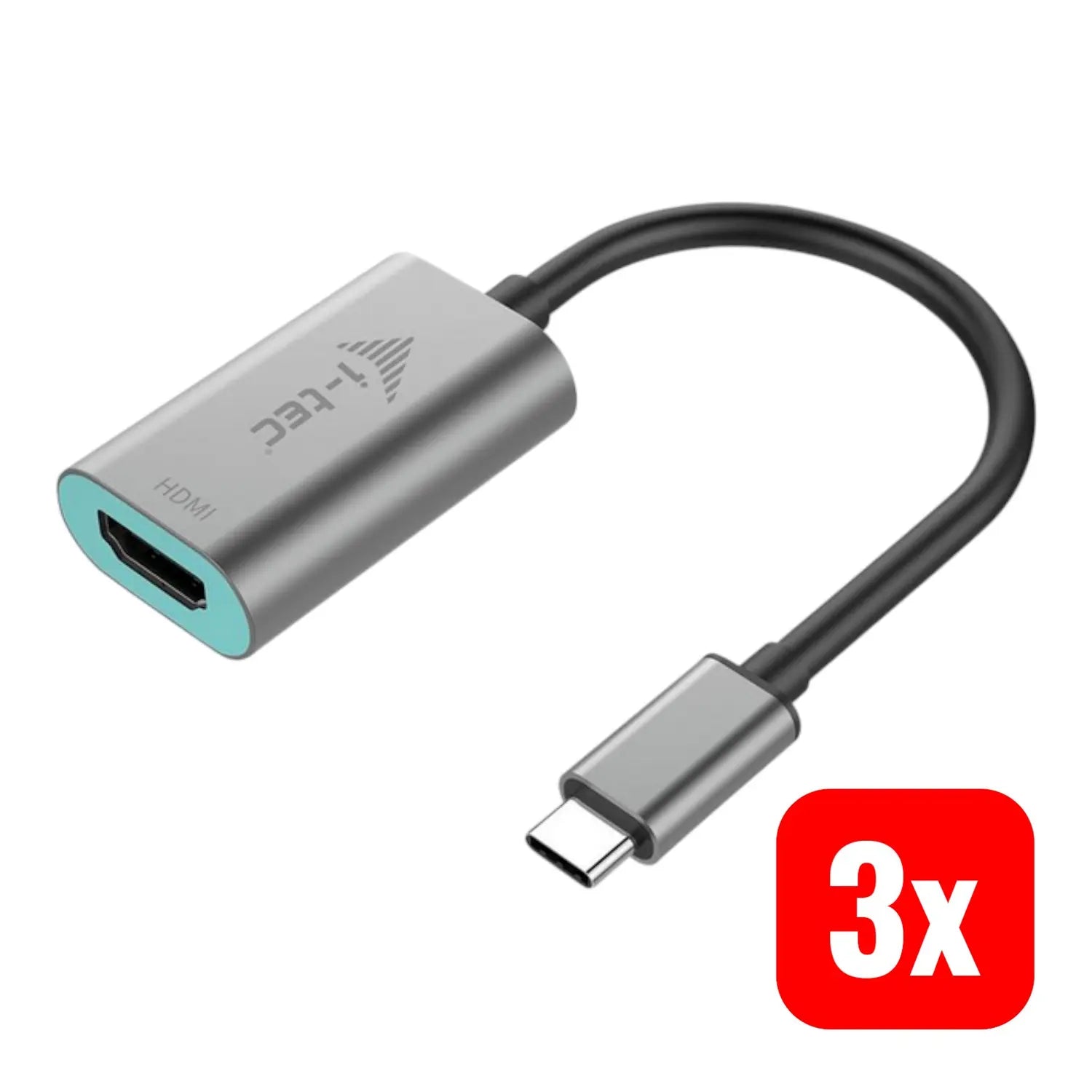 B-Ware I Tec Usb C Auf Hdmi Metal Adapter 4 K 60 Hz Ultra Hd Kompatibel Mit 3 Stück - 8595611702600
