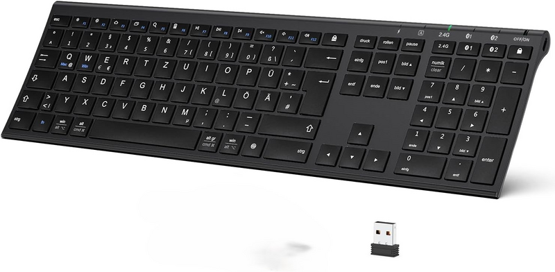 B-Ware I Clever Bluetooth Tastatur Mit Maus Keyboard Set Wireless Siehe Text/Foto - 6972312838920