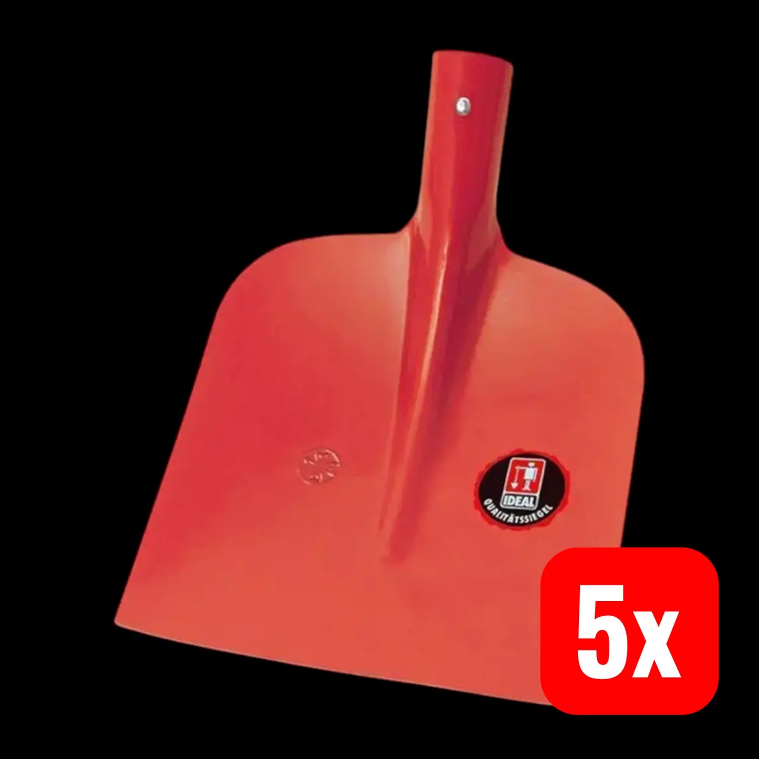 B-Ware Ideal Schaufel Sandschaufel Holsteiner Sieger Rot Größe 0 1/2 Gehoben 5 Stück - 4005827510530