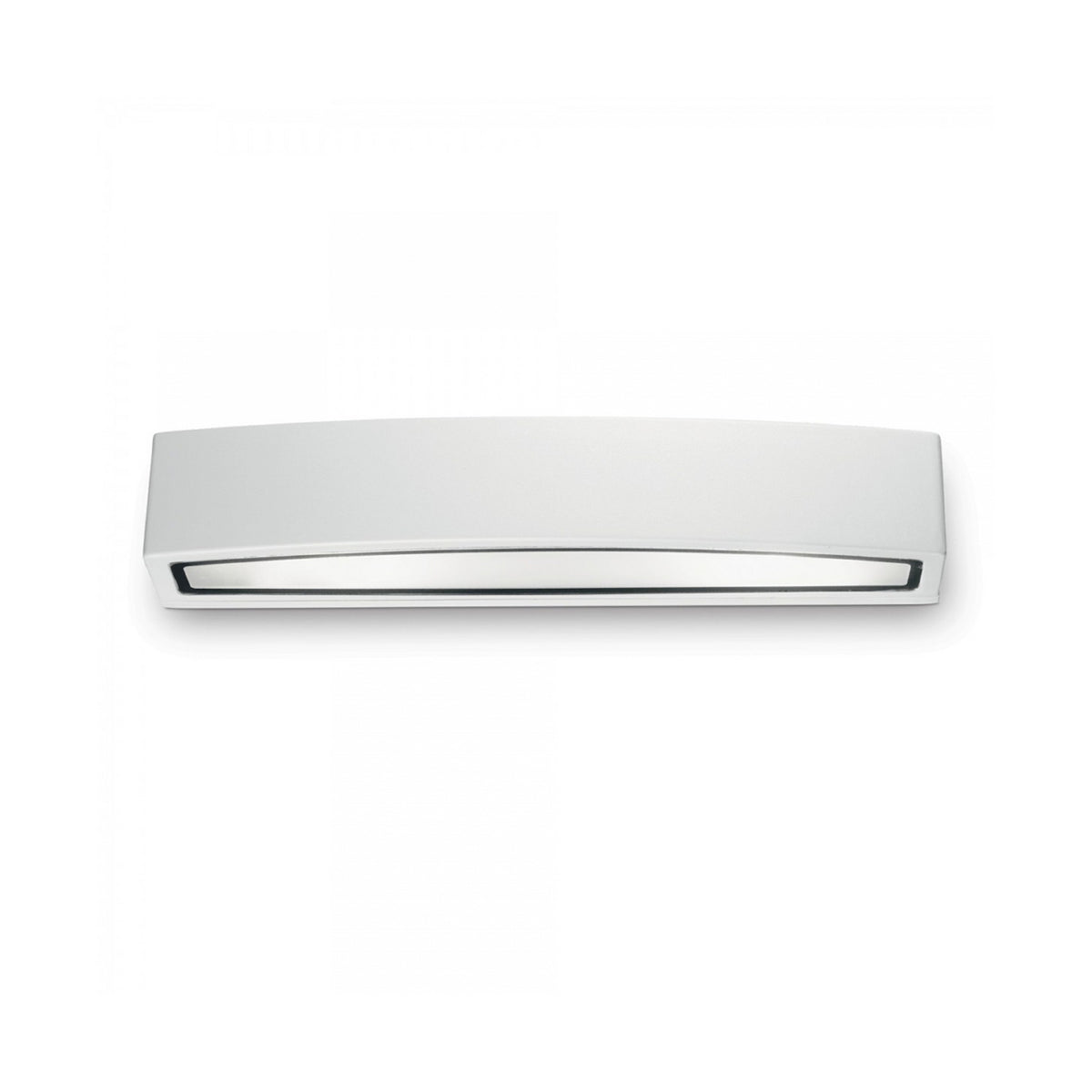 Außenleuchte Wandlampe Außenlampe ideallux Andromeda weiß Aluminium Metall 45 cm - 8021696100364