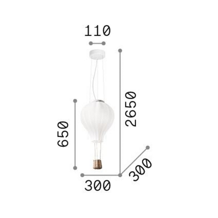 Ideal Lux Dream Big Hängeleuchte Hängelampe Leuchte Lampe Licht Siehe Text B-Ware - 8021696179858