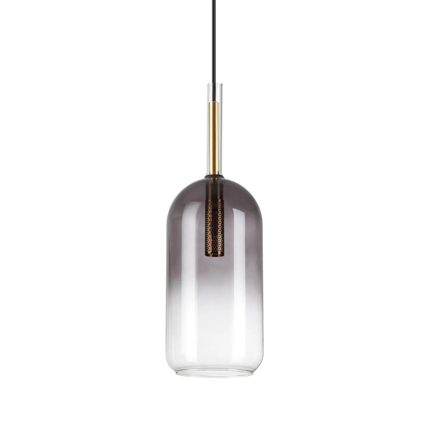 B-Ware Ideal Lux Hängeleuchte Pendelleuchte Empire Glas Klar Rauchgrau Beleuchtung - 8021696309804